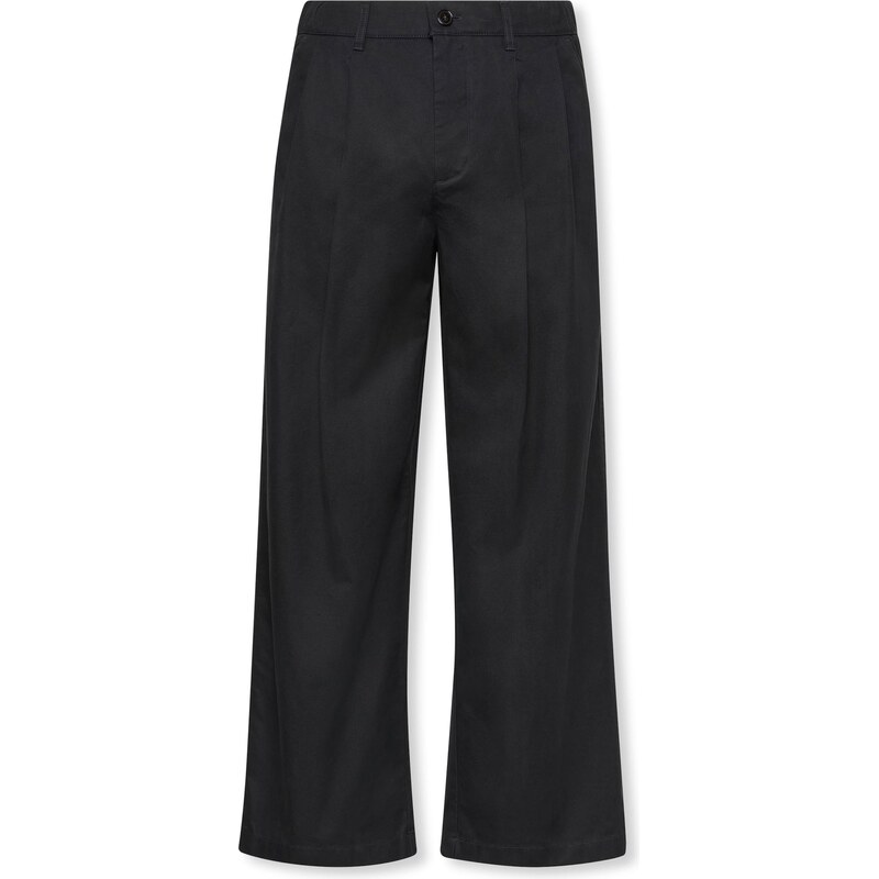 Calvin Klein Plisované nohavice čierna 66037324