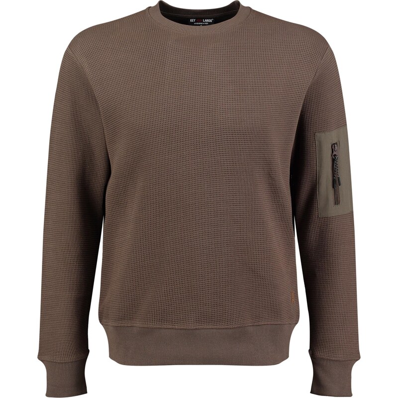 Key Largo Sveter Attack hnedá 66037400