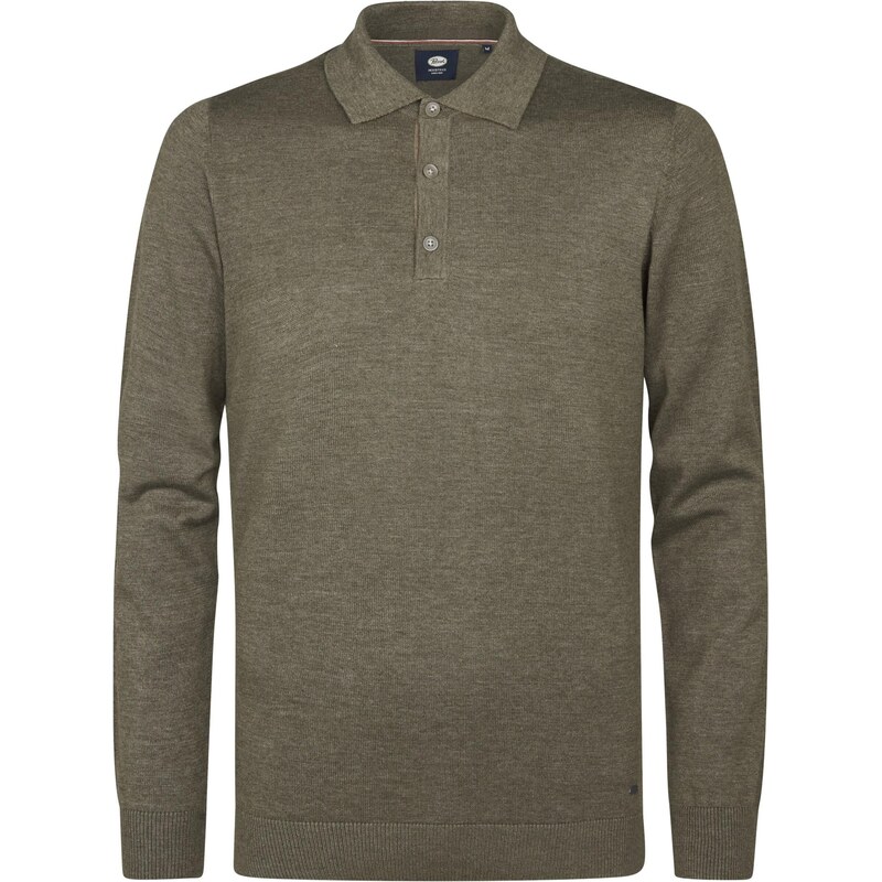 Petrol Industries Sveter zelená melírovaná 66037484