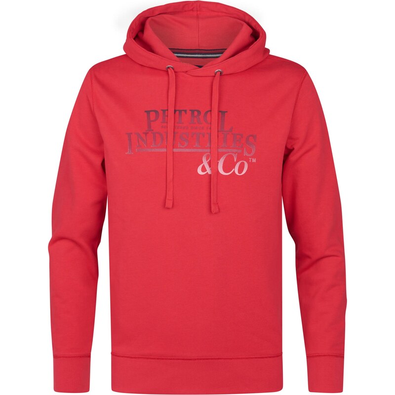 Petrol Industries Mikina sivá / červená 66037492