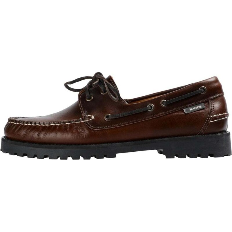 Scalpers Mokasíny Dan tmavohnedá 66037504