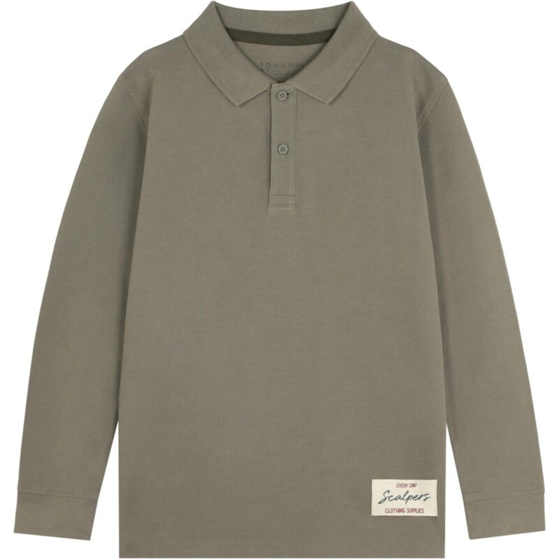 Scalpers Košeľa zelená / kaki 66038629