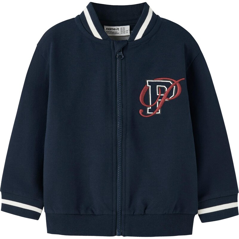 NAME IT Kardigán ROHAN námornícka modrá / tmavočervená / biela 66038788