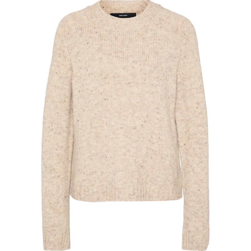 Vero Moda Tall Sveter VMINGRID tmavobéžová 66038805