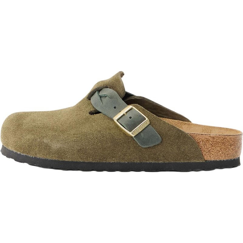 BIRKENSTOCK Šľapky Boston LEOI/LEVE olivová / jedľová 66038827