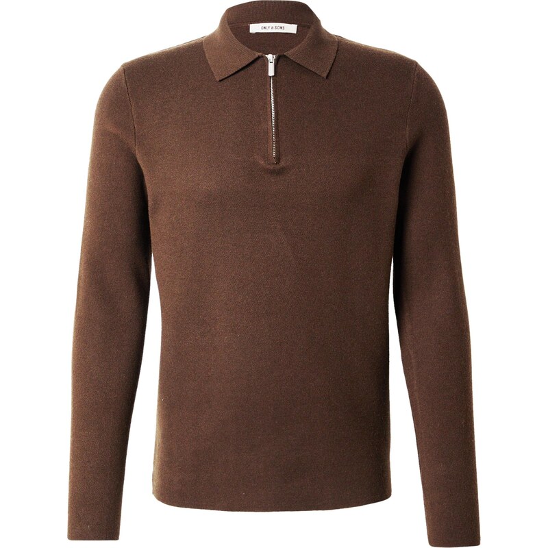 Only & Sons Sveter ONSCOOPER hnedá 66038902