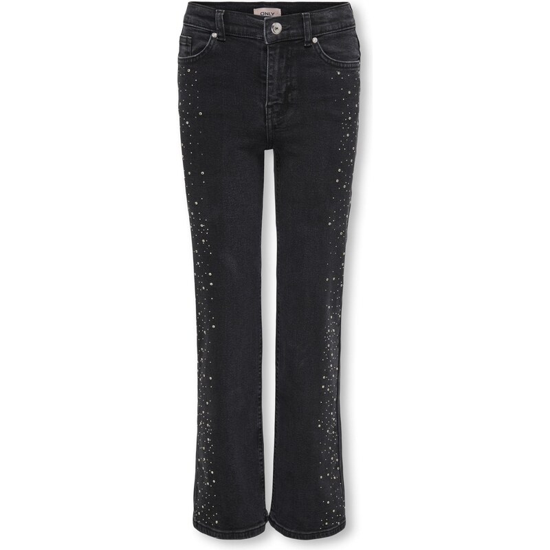ONLY GIRLS Džínsy KOGJUICY čierny denim / strieborná 66038989