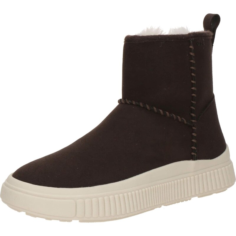 GEOX Čižmy LAQUINNY tmavohnedá 66039321