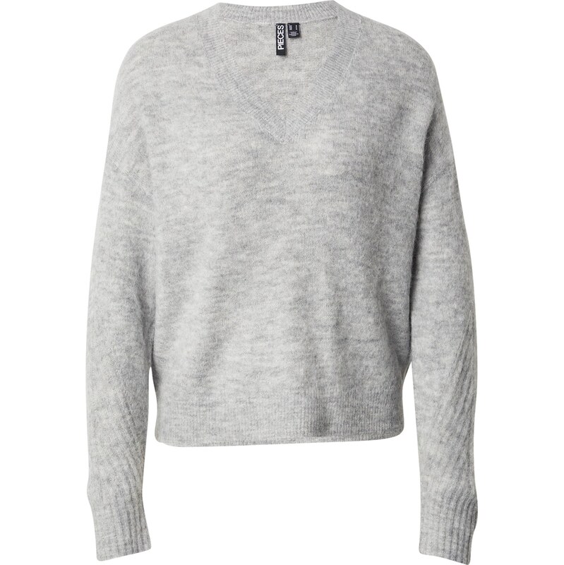 PIECES Sveter svetlosivá 66039425