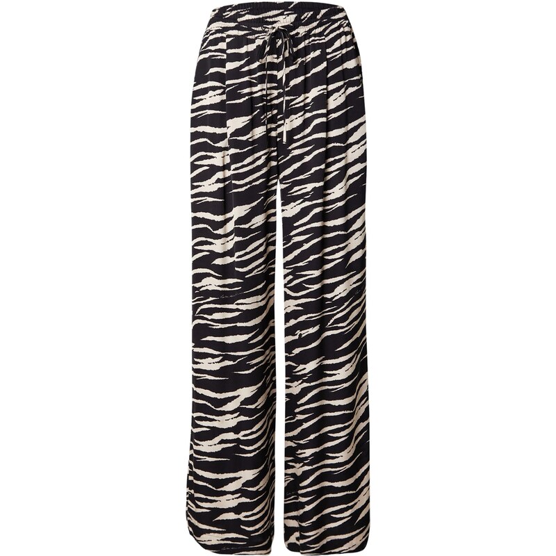 Lala Berlin Nohavice Paolo čierna / biela ako vlna 66039409