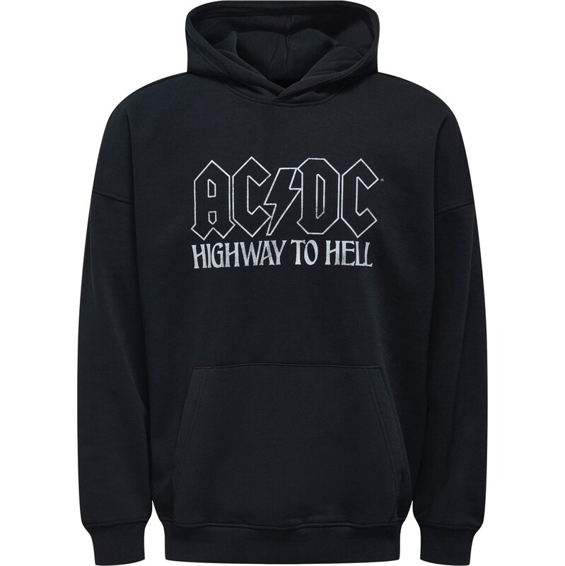 Only & Sons Mikina ONSACDC čierna / strieborná 66039878