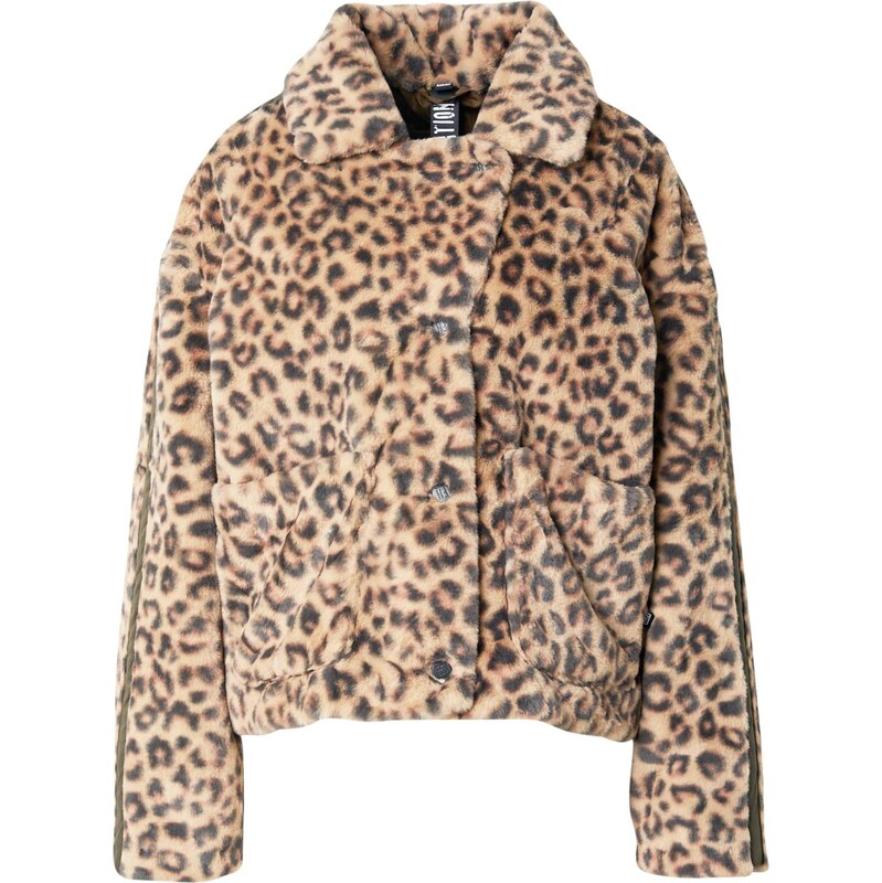 FREAKY NATION Prechodná bunda COZY LEO béžová / čokoládová / 66039909