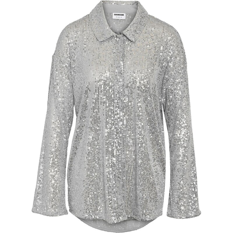 Noisy may Blúzka NMSCARLET strieborná 66040407