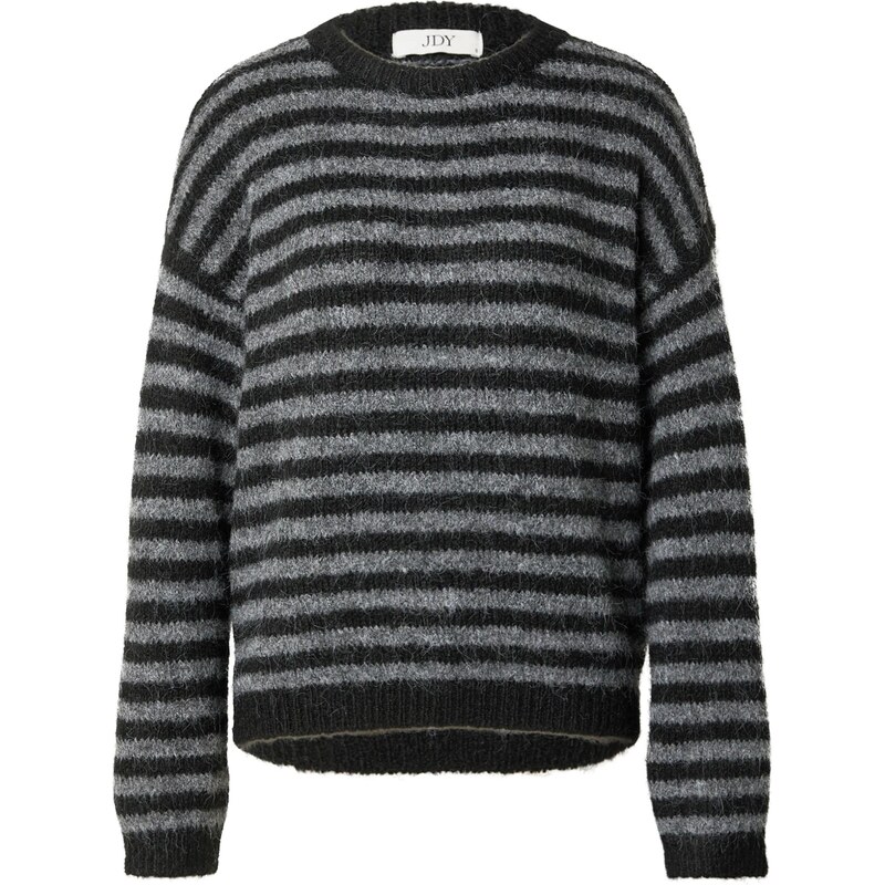 JDY Sveter JDYZOEY sivá melírovaná / čierna 66040419