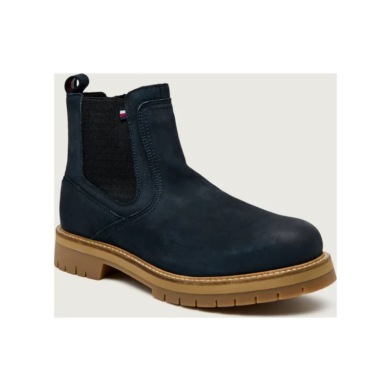 Tommy Hilfiger Jazdecké topánky FLEX CHELSEA | semiš 66036254