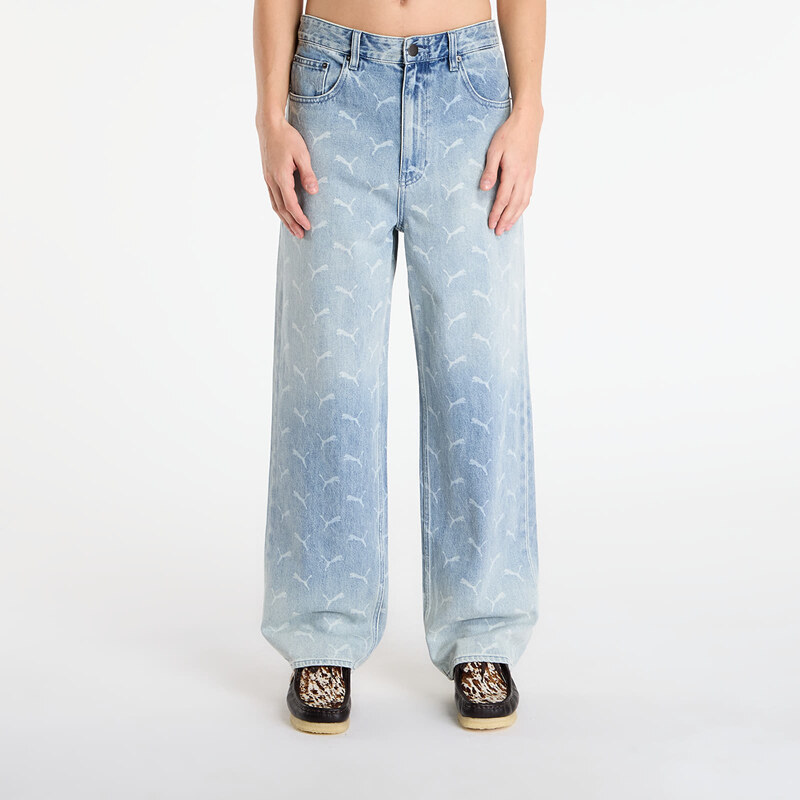 Džínsy PUMA x A$AP ROCKY Laser Monogram Faded Denim/ AOP 34 66045809