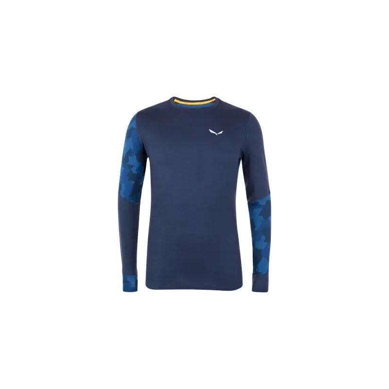 E-shop Salewa Cristallo Warm pánske tričko dlhý rukáv Navy Blazer vel.