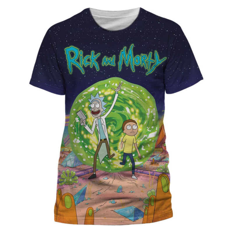 CID Rick and Morty - Jumbo Portal (tričko) 66042533