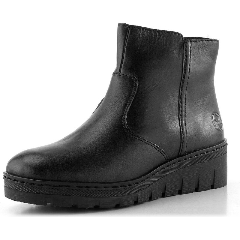 Rieker kotník na klínku černý X9165-01 66043571