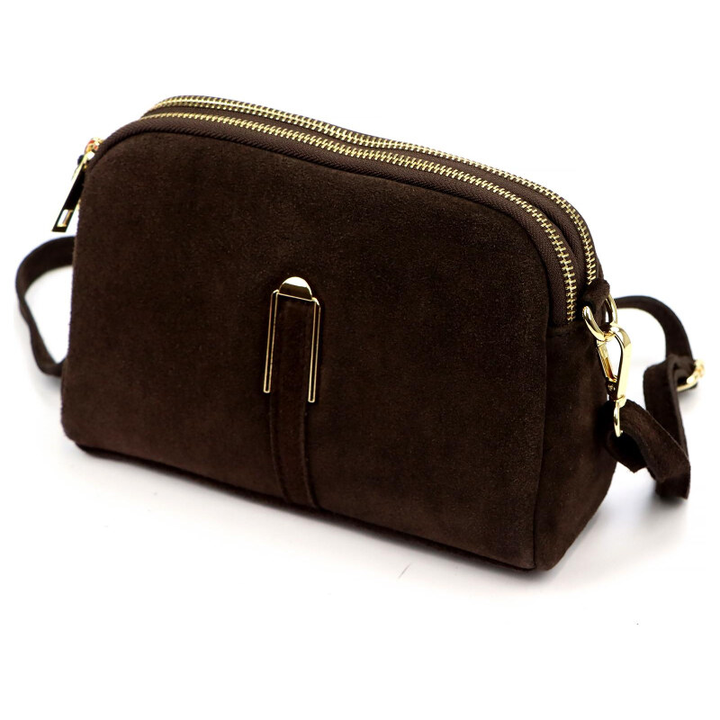 Kožená kabelka Luka hnedá KZ2259357 66044801