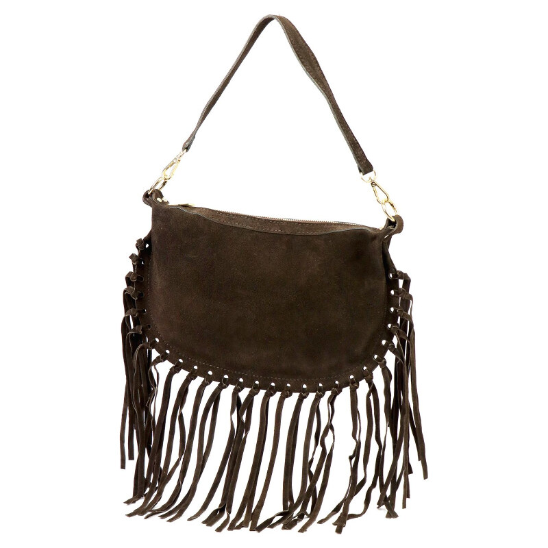 Kožená kabelka Luka hnedá KZ2258751 66044811