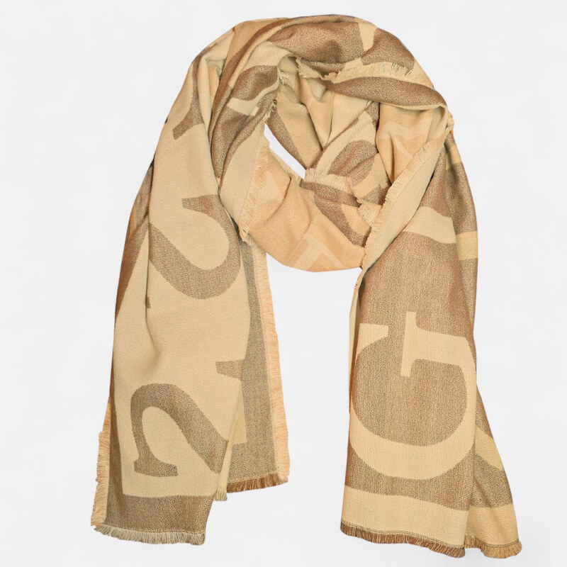 Hnědá šála - šátek Guess 56487 66044834