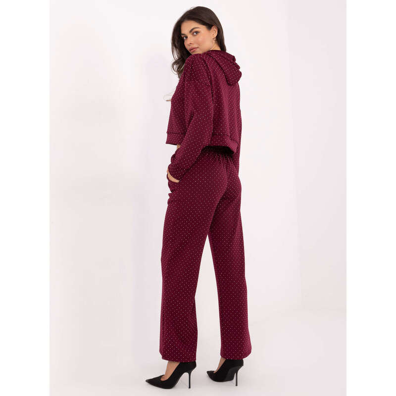 RUE PARIS Set-IT-KMPL-21719.86-burgundy 66045255