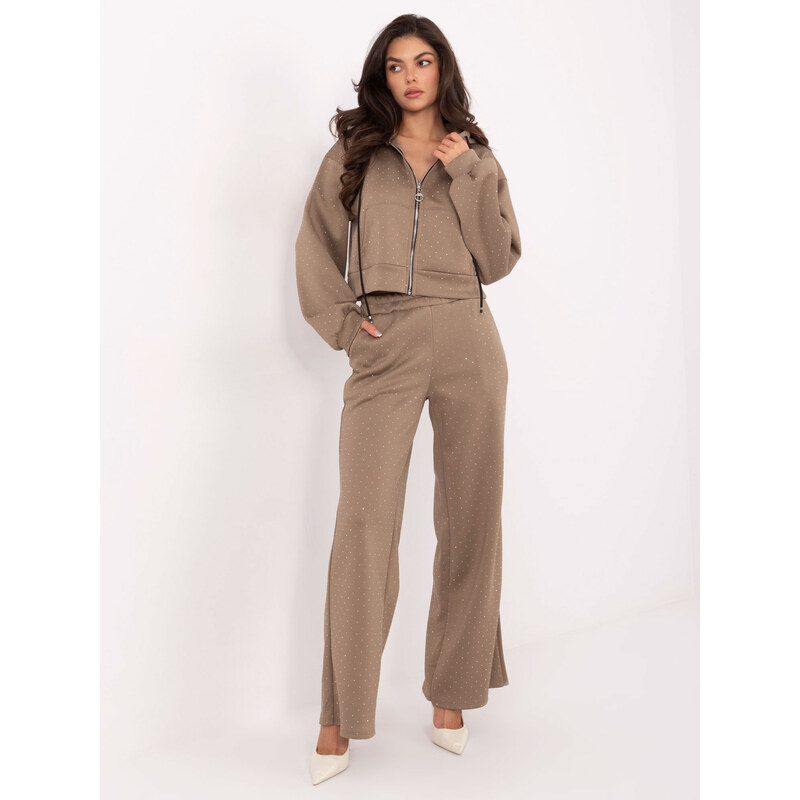 RUE PARIS Set-IT-KMPL-21709.18-dark beige 66045254