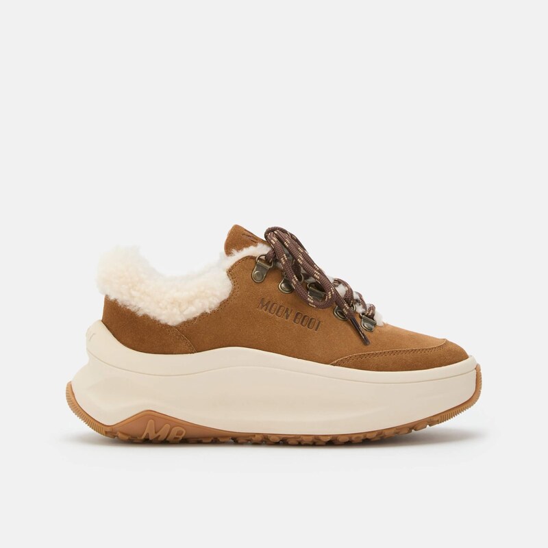 Dámske hnedé tenisky Moon Boot Moon247 City Shearling 66048708