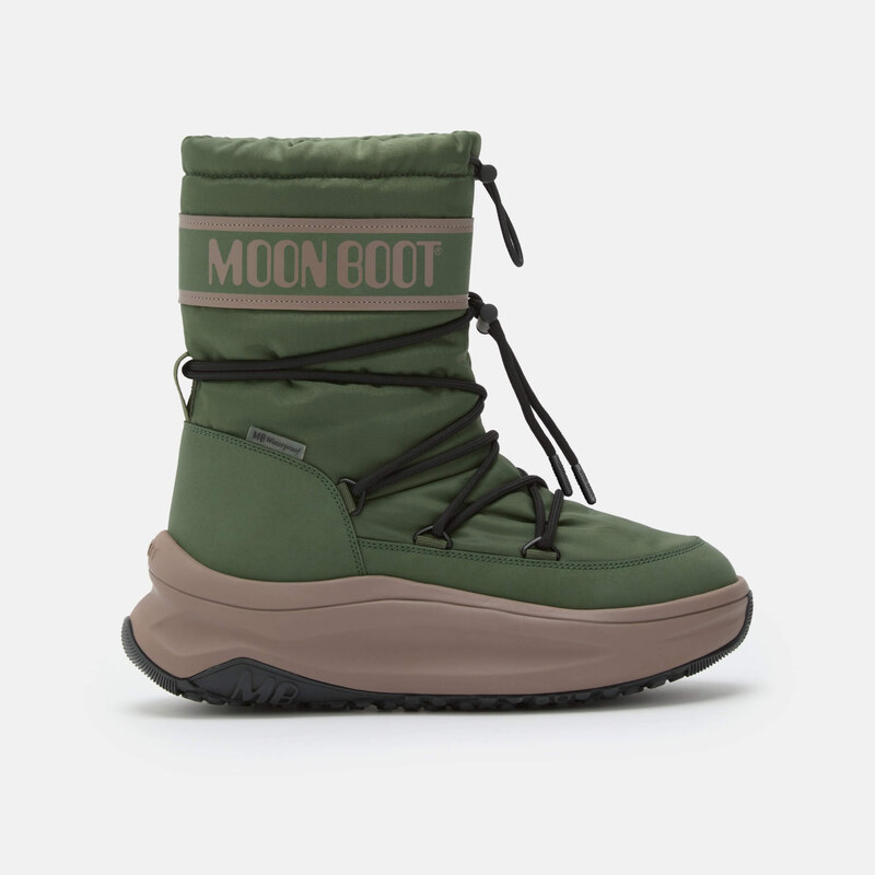 Pánske zelené snehule Moon Boot Moon247 Polar WP 66048713