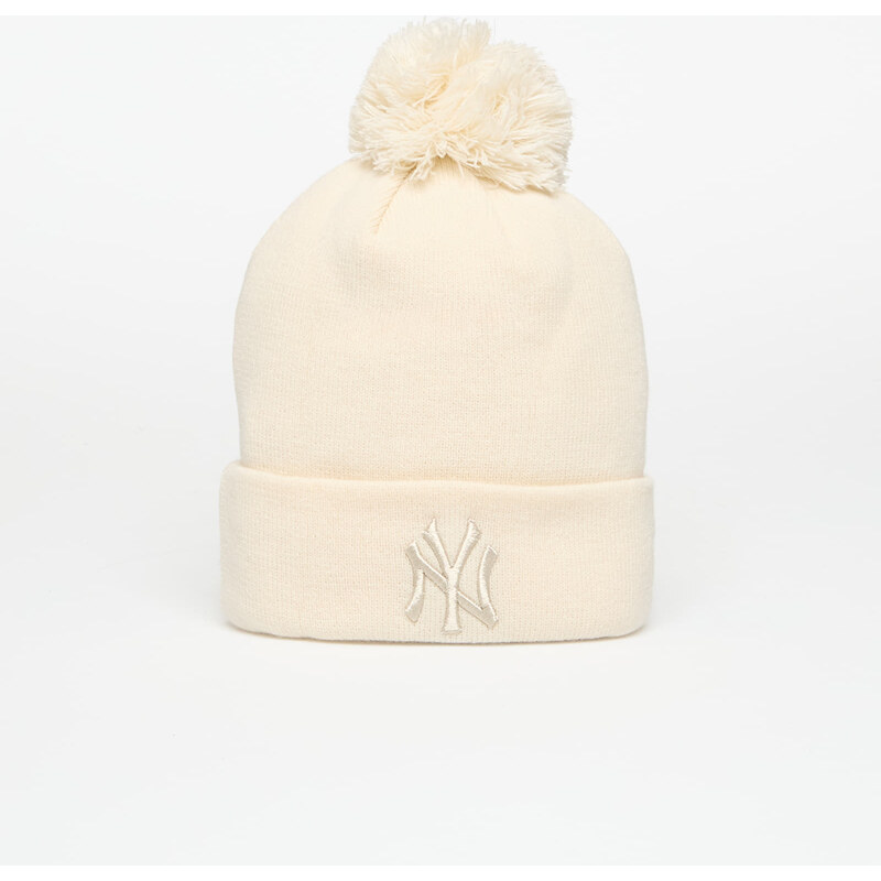 Čiapka New Era Knit Medium Wmns MLB Metallic Bobble Beanie New York 66045940