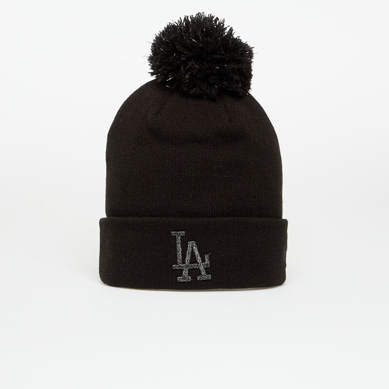 Čiapka New Era Knit Medium Wmns MLB Metallic Bobble Beanie Los Angeles 66045911