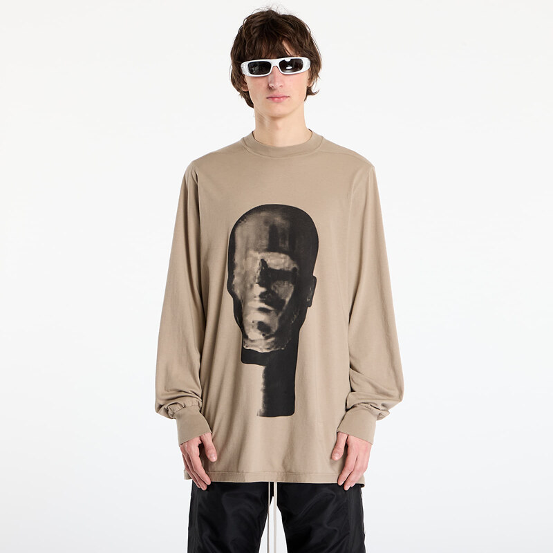 Tričko Rick Owens DRKSHDW Jumbo Ls Tee Dirty Pearl/ Black S 66045938