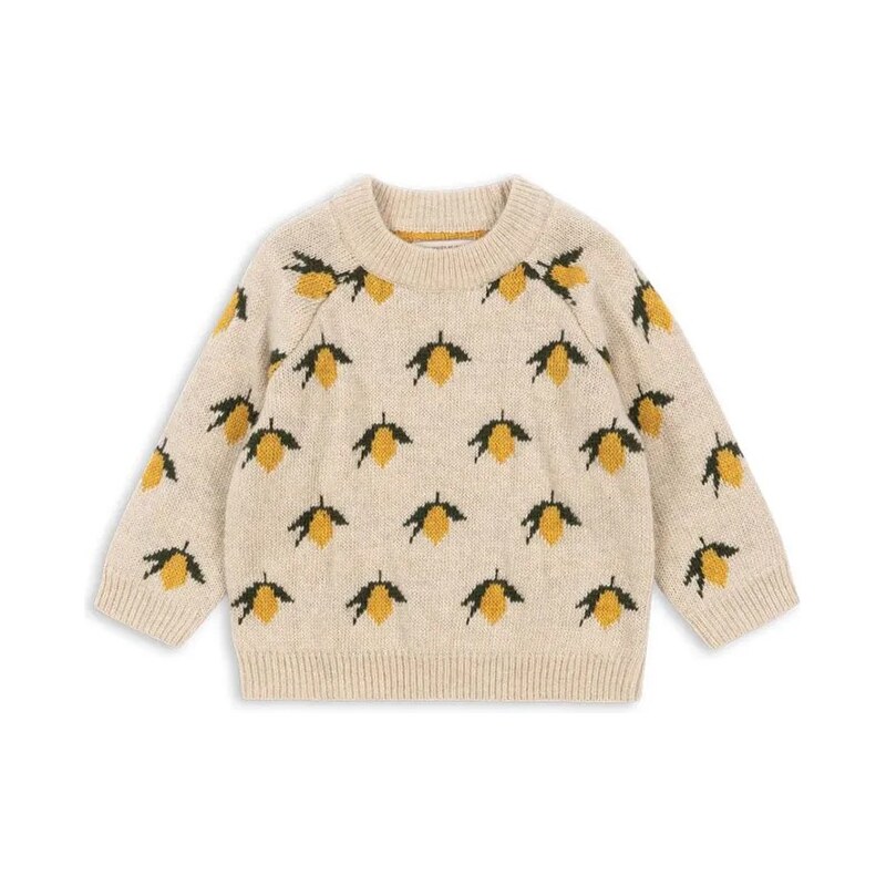 Detský vlnený sveter Konges Sløjd BELOU LEMON KNIT BLOUSE 58245272