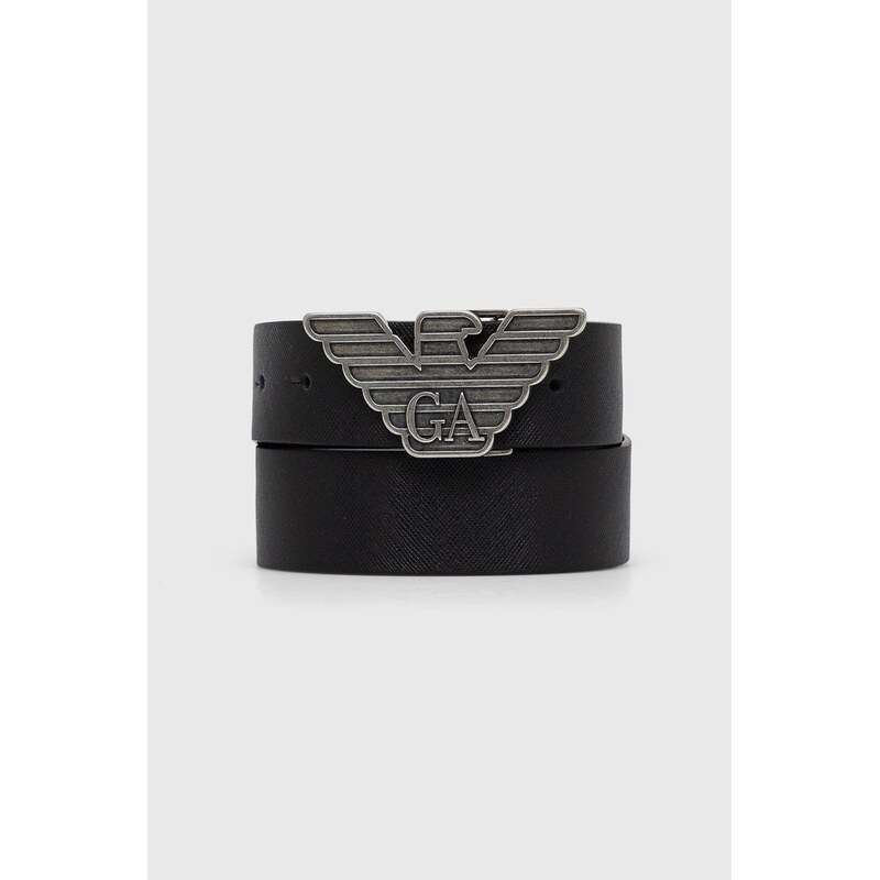 Kožený opasok Emporio Armani 25597354