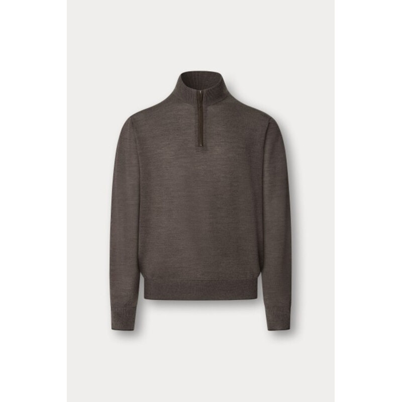 SVETER HACKETT LONDON MERINO SILK HZIP 66045722