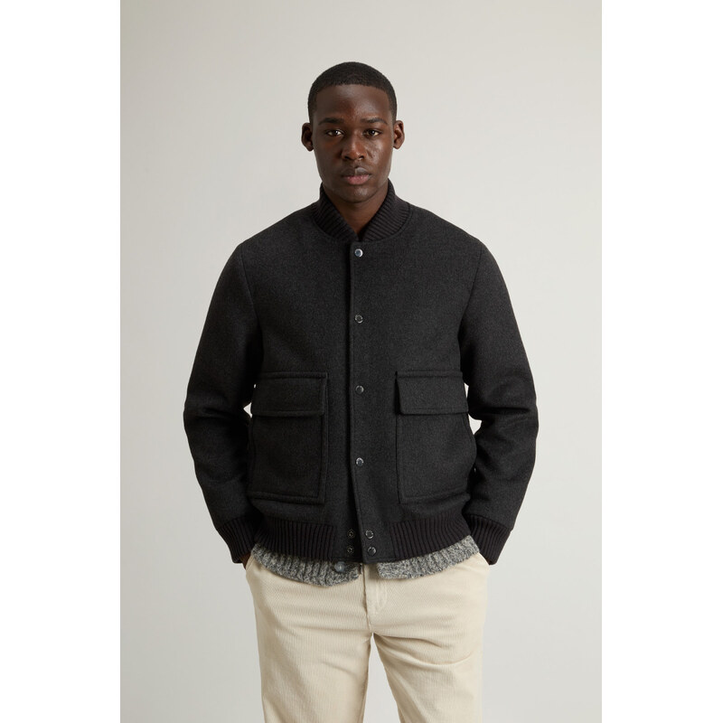 BUNDA WOOLRICH TWILL WOOL MILES BOMBER 66045729