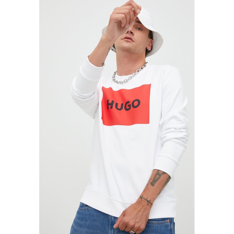 Bavlnená mikina HUGO 34559318