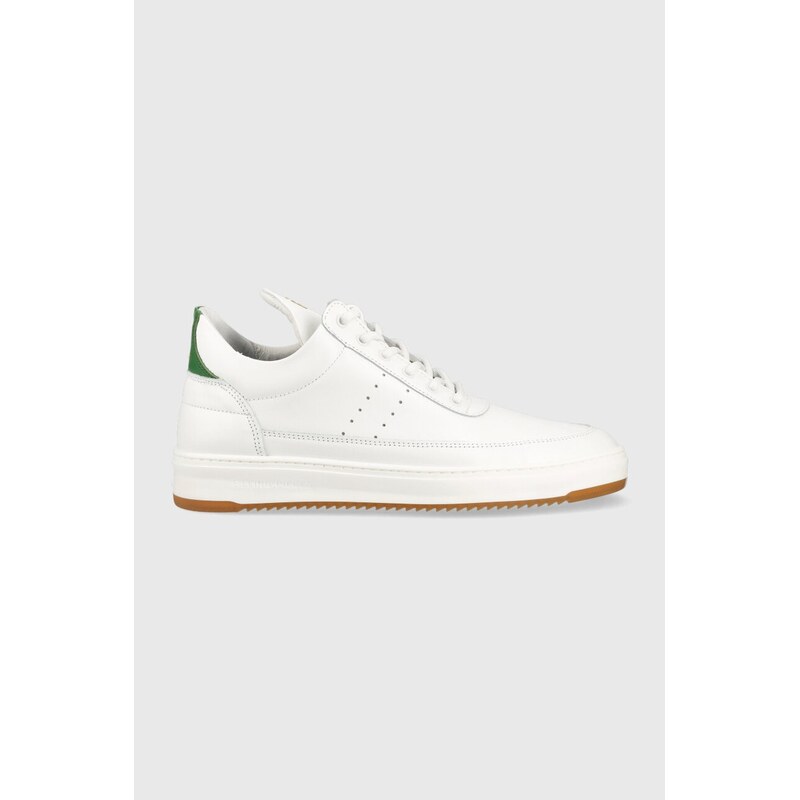 Kožené tenisky Filling Pieces Low Top Bianco 45137964
