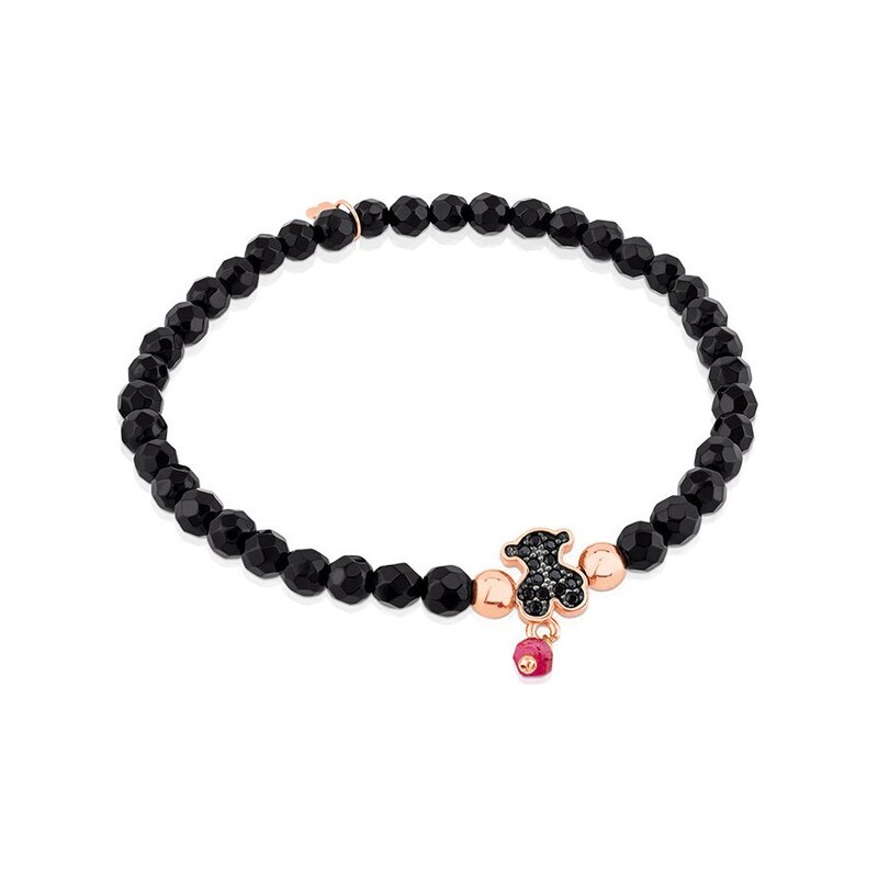 Strieborný pozlátený náramok Tous Motif 65865605