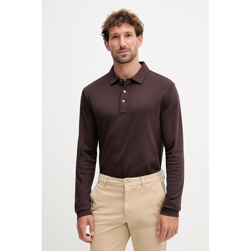 Bavlnené tričko s dlhým rukávom Michael Kors 65233494