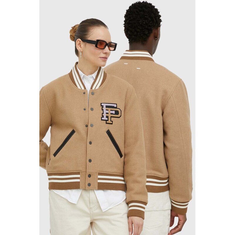 Vlnená bunda bomber Filling Pieces Varsity Jacket 45137978