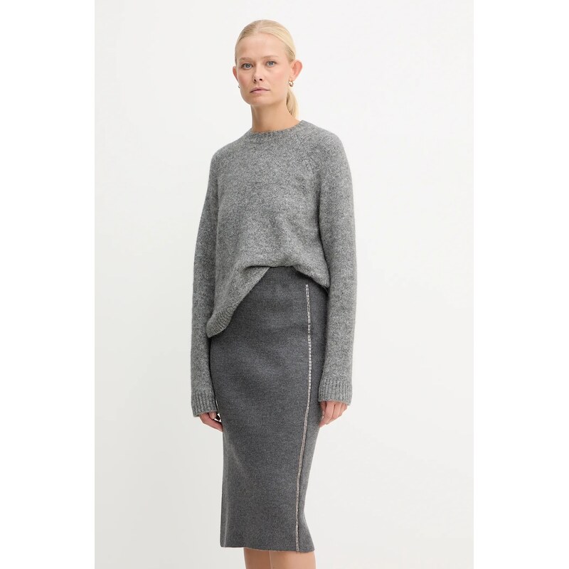 Sveter s prímesou vlny BOSS Febisan 65343774