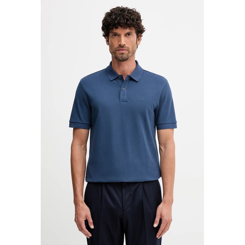 Bavlnené polo tričko BOSS Pallas 65233481