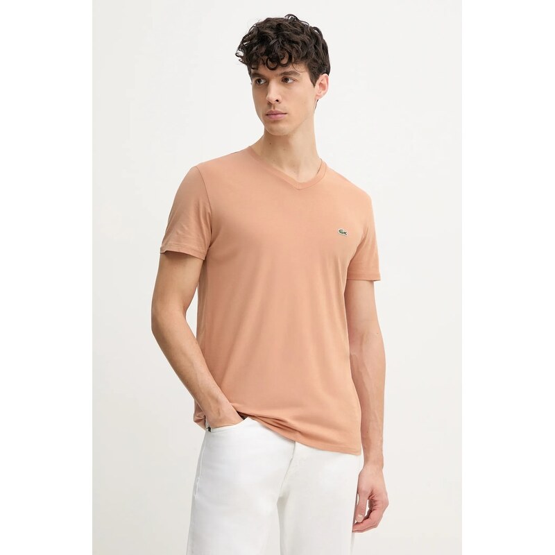 Bavlnené tričko Lacoste 62809203