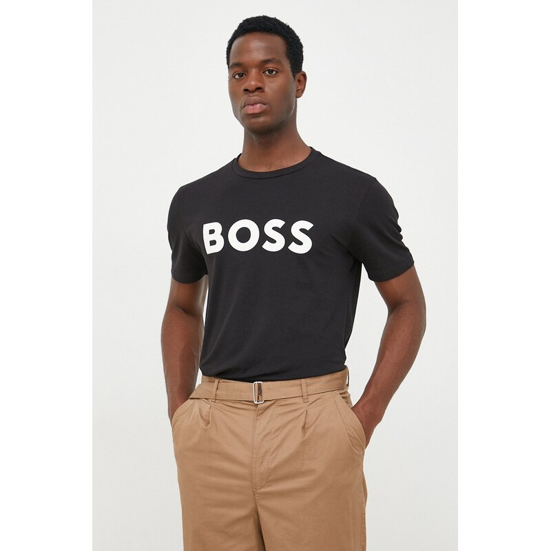 BOSS Orange Bavlnené tričko BOSS BOSS CASUAL Thinking 1 34055908