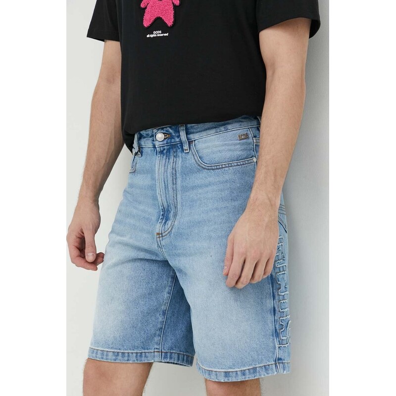 Rifľové krátke nohavice GCDS 64300179