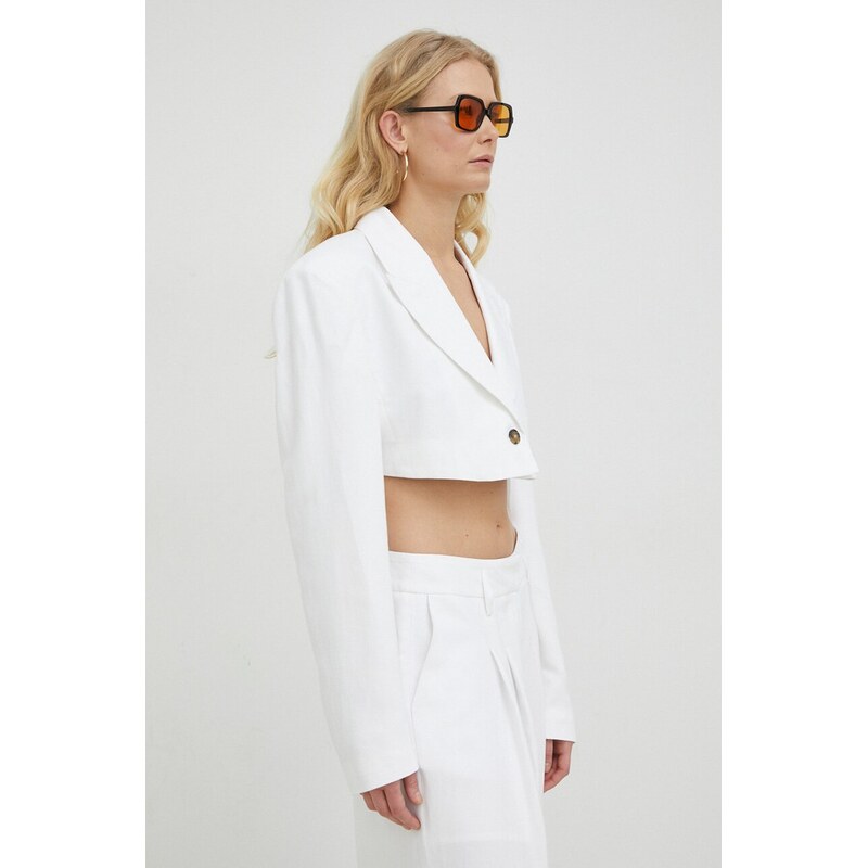 Sako s prímesou ľanu Herskind Loreen 64300807