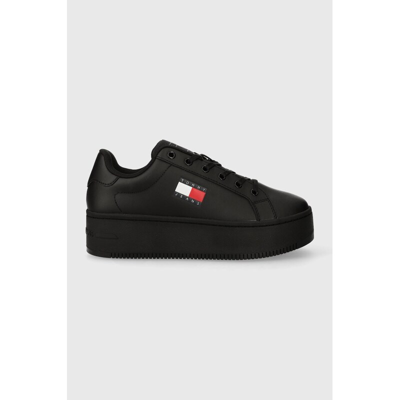Kožené tenisky Tommy Jeans TJW FLATFORM ESS 46744751