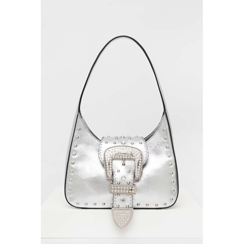 Kožená kabelka Moschino Jeans 64304385